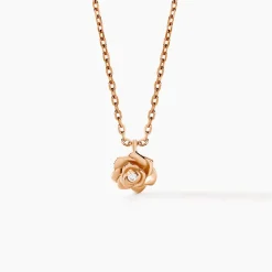 Histoire d'Or Collier Jannea Argent Rose Oxyde De Zirconium* Colliers|Colliers