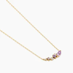 Histoire d'Or Collier Jardin Secret Or Jaune Améthyste* Colliers|Colliers