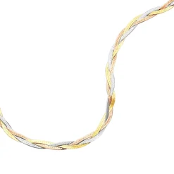 Outlet Histoire d'Or Collier Jasmin Tresse Or Tricolore