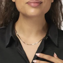 Histoire d'Or Collier Jasmin Tresse Or Tricolore* Colliers|Colliers