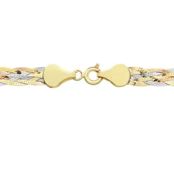 Histoire d'Or Collier Jasmin Tresse Or Tricolore* Colliers|Colliers