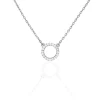 Discount Histoire d'Or Collier Jaya Argent Blanc Oxyde De Zirconium
