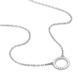 Discount Histoire d'Or Collier Jaya Argent Blanc Oxyde De Zirconium