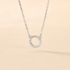 Discount Histoire d'Or Collier Jaya Argent Blanc Oxyde De Zirconium