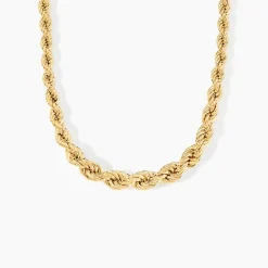 New Histoire d'Or Collier Jerry Danilo Maille Corde Or Jaune