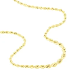 New Histoire d'Or Collier Jerry Danilo Maille Corde Or Jaune