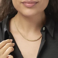 Histoire d'Or Collier Jerry Danilo Maille Corde Or Jaune* Colliers|Colliers