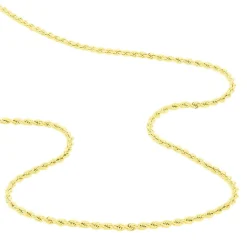 New Histoire d'Or Collier Jerry Or Jaune Maille Corde