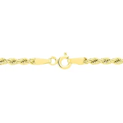 New Histoire d'Or Collier Jerry Or Jaune Maille Corde