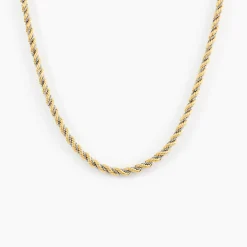 Histoire d'Or Collier Jerryenne Maille Corde Et Venitienne Or Bicolore* Colliers|Colliers
