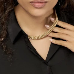 Clearance Histoire d'Or Collier Jimmy Maille Americaine Or Jaune