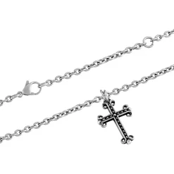 Histoire d'Or Collier Jodoc Acier Blanc* Colliers|Colliers