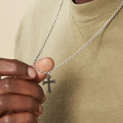 Histoire d'Or Collier Jodoc Acier Blanc* Colliers|Colliers