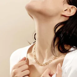 Histoire d'Or Collier Joice Maille Alternée Et Godronne Or Jaune* Colliers|Colliers