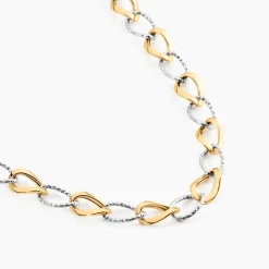 Histoire d'Or Collier Joice Maille Alternée Et Godronne* Colliers|Colliers