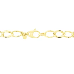Online Histoire d'Or Collier Joice Maille Alternée Et Godronne Or Jaune