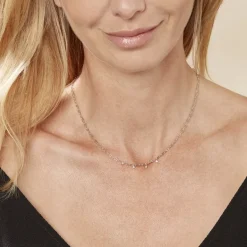 Hot Histoire d'Or Collier Jonc Sebastia Argent Oxyde De Zirconium