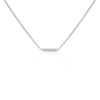 Histoire d'Or Collier Jordana Argent Blanc* Bijoux Personnalisés|Colliers