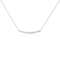 Histoire d'Or Collier Judith Argent Blanc Oxyde De Zirconium