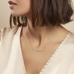 Histoire d'Or Collier Judith Argent Blanc Oxyde De Zirconium