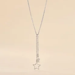 Histoire d'Or Collier Juliette Argent Blanc