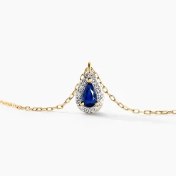 Histoire d'Or Collier Juliettina Diamant or jaune saphir