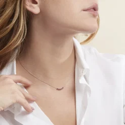 Histoire d'Or Collier Karrie Argent Blanc Oxyde De Zirconium* Colliers|Colliers