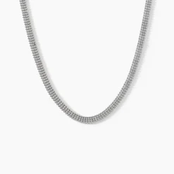 Hot Histoire d'Or Collier Kelline Argent Blanc