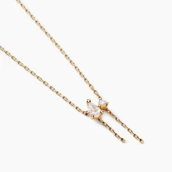 Hot Histoire d'Or Collier Kirstin Or Jaune Diamant Synthétique