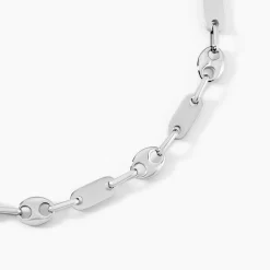 New Histoire d'Or Collier Kobe Acier Blanc