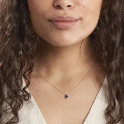 Histoire d'Or Collier Kriska Or Blanc Saphir Et Diamant* Colliers|Colliers