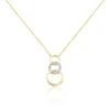 New Histoire d'Or Collier Kristeen Or Bicolore Diamant Blanc