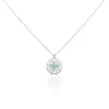 Online Histoire d'Or Collier Krysia Argent Blanc Email Turquoise