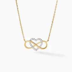 Histoire d'Or Collier Lacey Or Bicolore Oxyde De Zirconium