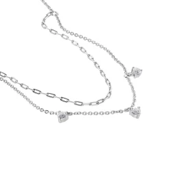 Discount Histoire d'Or Collier Laetita Argent Oxyde