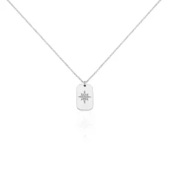 Histoire d'Or Collier Laig Argent Blanc Oxyde De Zirconium* Colliers|Colliers