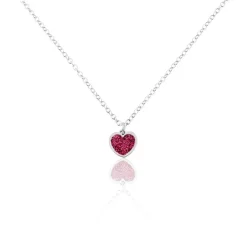 Histoire d'Or Collier Lara Argent Blanc