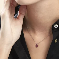 Histoire d'Or Collier Lara Argent Blanc