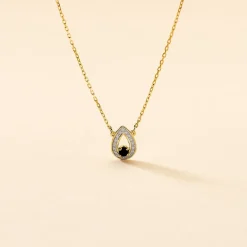 New Histoire d'Or Collier Lareyna Or Bicolore Saphir