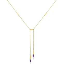 New Histoire d'Or Collier Lavender Or Jaune Améthyste or jaune améthyste violet