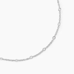 Histoire d'Or Collier Leodie Argent Blanc