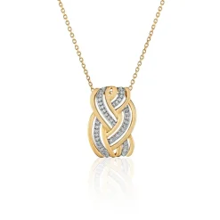 New Histoire d'Or Collier Leopoldine Or Jaune Diamant