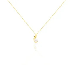 Histoire d'Or Collier Leta Or Jaune Perle De Culture Et Oxyde De Zirconium* Colliers|Colliers