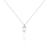Histoire d'Or Collier Lilio Argent Blanc Perle De Culture Et Oxyde De Zirconium* Colliers|Colliers