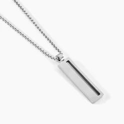 Outlet Histoire d'Or Collier Line Acier Blanc