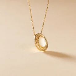 Histoire d'Or Collier Linna Plaqué Or Jaune Pierre De Lune* Colliers|Colliers