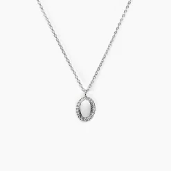 New Histoire d'Or Collier Loa Argent Blanc