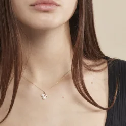 Outlet Histoire d'Or Collier Loeva Or Jaune Perle De Culture Et Oxyde De Zirconium