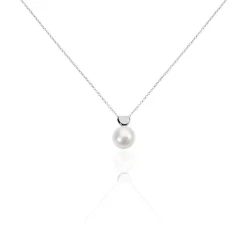Histoire d'Or Collier Lorella Argent Blanc Perle De Culture* Colliers|Colliers