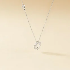 Histoire d'Or Collier Louise Or Blanc Diamant